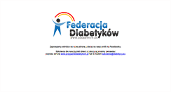 Desktop Screenshot of diabetycy.eu